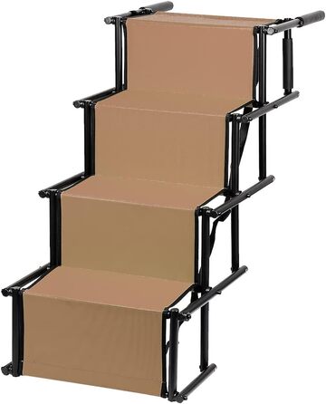 Східці для собак та рампи для тварин: зручні та безпечні для малих та великих собак (колір коричневий)