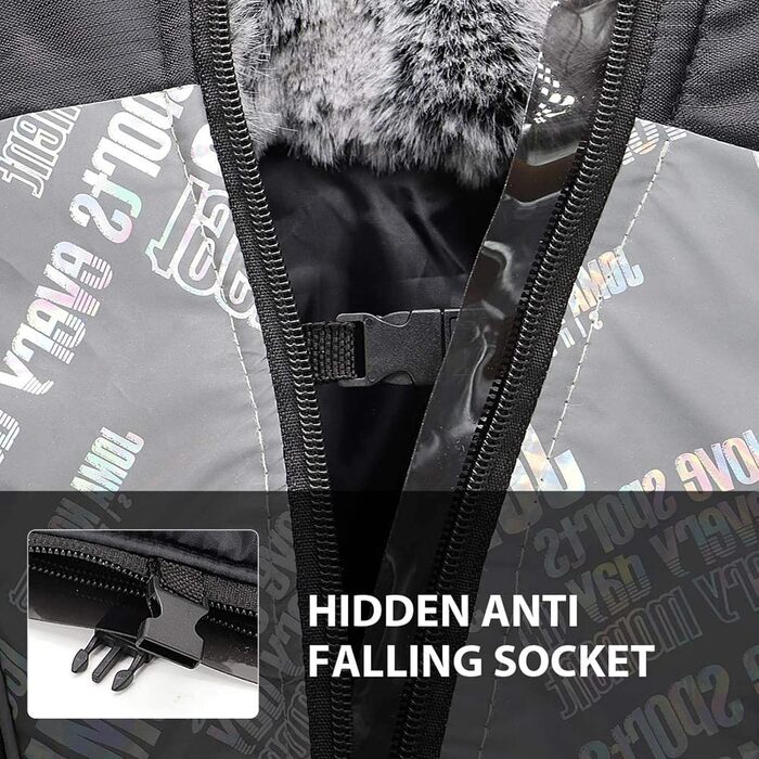 Водонепроникний собачий одяг PETCUTE для маленьких собак, з відбиваючими елементами, регульований, зимова куртка для собак з шлейкою, вітронепроникний, сірий (2XL)