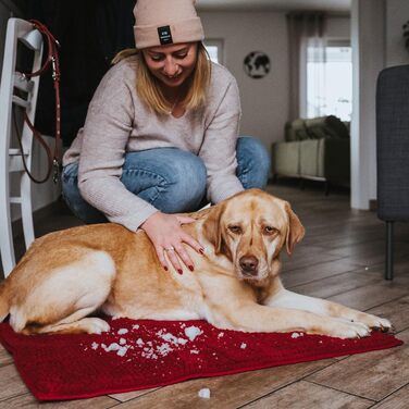 Килимок для собак Hunter Schmutzfang Waterloo сірого кольору, розмір M