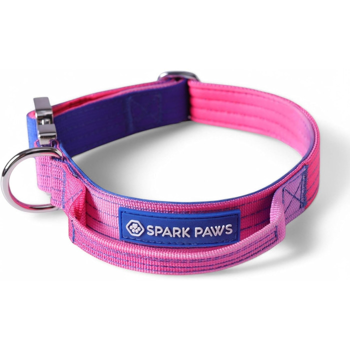 Тактичне нашийник для собак Spark Paws – Міцний, преміум-якість, для великих та середніх собак (Snow Cone, XS: 9-18 кг [2.5 см])
