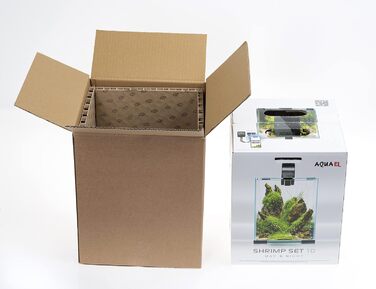 Aquael Shrimp Set SMART D&N 10 Білий акваріум для креветок, LED, енергоефективний