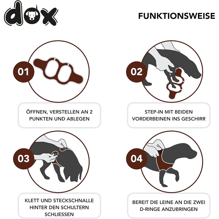 Шлейка для собак DDOXX Airmesh з відбиваючими елементами - регульована, для цуценят та собак всіх розмірів, зелена (обхват грудей 48-55 см)
