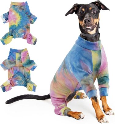 Зимовий теплий жилет для собак, куртка-комбінезон на 4 лапи, вітронепроникний одяг для собак, жилет, куртка, одяг для собак, сорочка для маленьких, середніх та великих собак (Райдуга, L)