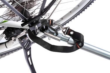 Дитячий велопричіп Fischer Komfort з підвіскою, сертифікований TüV/GS, зелений/антрацитовий, для 2 дітей