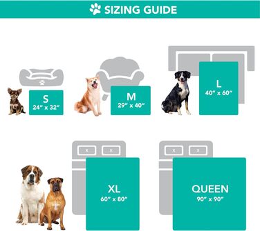 Водонепроникний килимок для собак PetAmi, 60x80 см, рожевий, для великих і середніх собак, миючий, двосторонній, для цуценят та котів