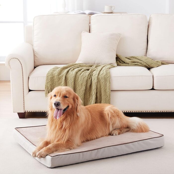 Ліжко для собак Memory Foam, розмір L, сіре