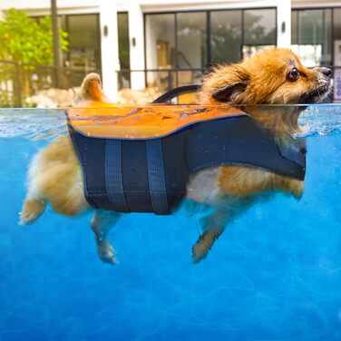 Спасальний жилет для собак Aqua Pro, розмір M, безпечний, зручний, регульований, з ручкою, для плавання