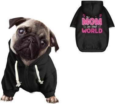 Світшот для собак Kuiaobaty: стильний одяг для вашого улюбленця. Чорний, дихаючий, для собак середніх порід (40x60x45 см). Ідеальний для чихуахуа та інших собак.