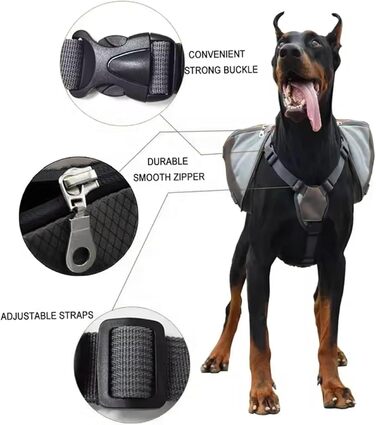 Сумка для собак, переноска для тварин, регульована, аксесуари для домашніх тварин, шлейка для собак, для щоденних покупок, подорожей містом, транспортування, авто, літака, аеропорту, таксі, громадського транспорту, кемпінгу