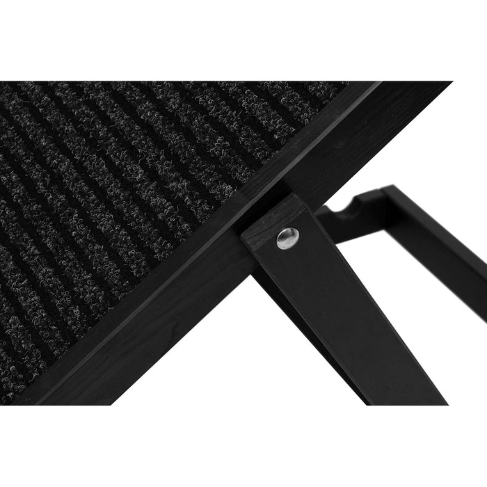 Рампа для собак і котів, пандус для собак, регульована авторампа з дерева, чорного кольору