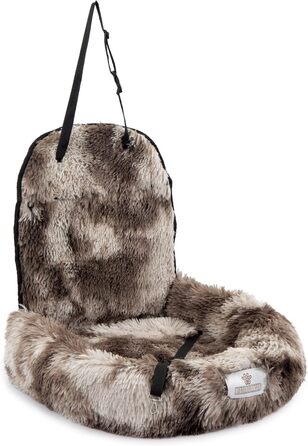 Ортопедичний автокрісло для собак Pfoten&Nasen® 2 в 1 (великі, середні, малі породи), 50x79x33 см, коричнево-білий