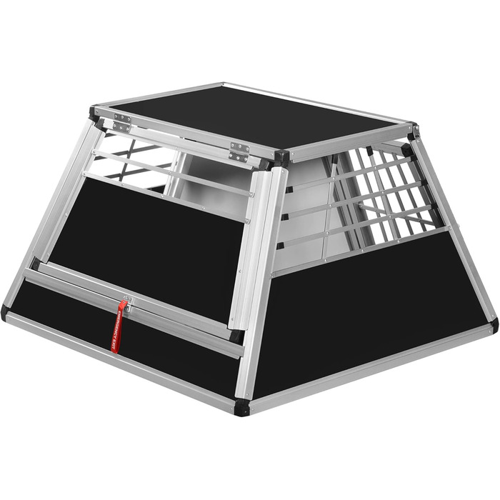 Транспортний бокс для собак Transportbox N56 з алюмінію, 100x100x62,5 см, з перегородкою та аварійним виходом, безпечний транспорт у багажнику