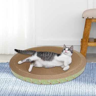 Кігтеточка-ліжко для котів з картону, 53 x 8.5 см