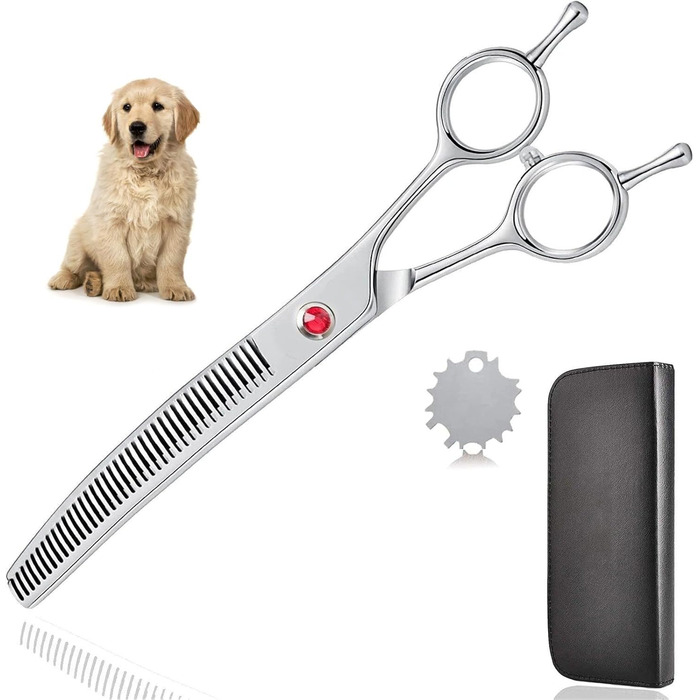 Ножиці для грумінгу собак, ножиці для стрижки шерсті, ергономічні, регульовані, для собак та котів