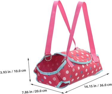 Переноска для собак ERINGOGO - 2 шт. Дихаюча переноска для маленьких тварин, регульована сумка для вигулу та подорожей