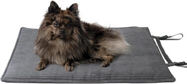 Німецька туристична ковдра для собак Outdoor, міцна та водонепроникна, 55x75 см, Cord Anthrazit