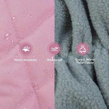 Теплий зимовий одяг для собак XS: теплий пуловер, куртка, жилетка для чихуахуа та інших маленьких порід (рожевий)