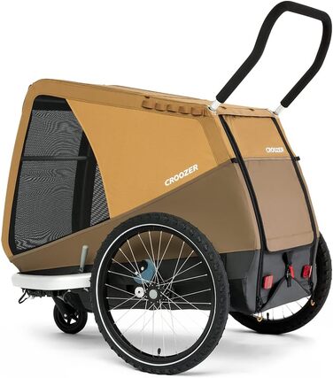 Croozer Dog Mikkesundown - Жовтий велосипедний причіп для собак, унісекс