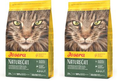 Сухий корм для котів JOSERA NatureCat з лососем та птицею, 10 кг (набір 2х5 кг)