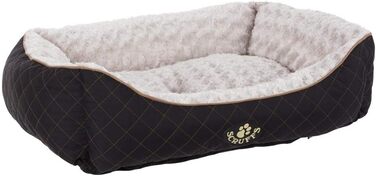 Лежак для собак Scruffs Wilton S, чорний