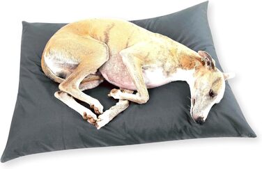 Водонепроникне собаче ліжко 4L Textil ZOE для великих собак, 120x100 см, графіт