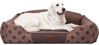 Диван для собак HobbyDog King, 84 x 65 см, світло-коричневий