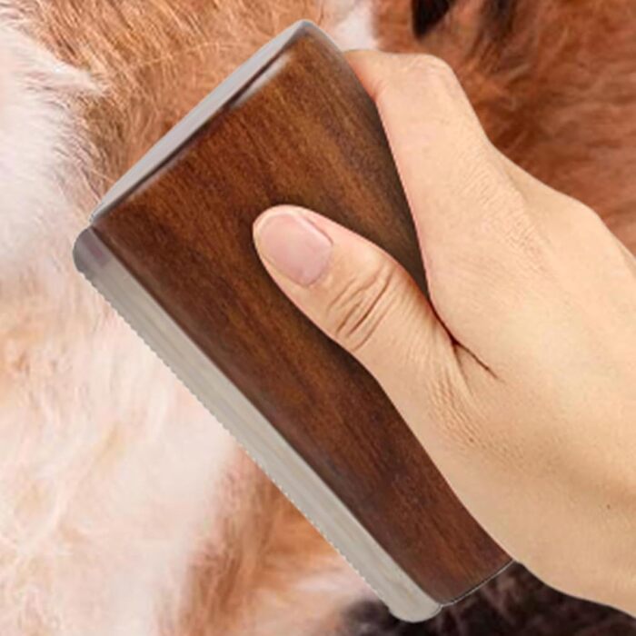 Гребінець для догляду за шерстю собак та котів | Щітка від випадання шерсті, багатофункціональна | 10x6.9 см