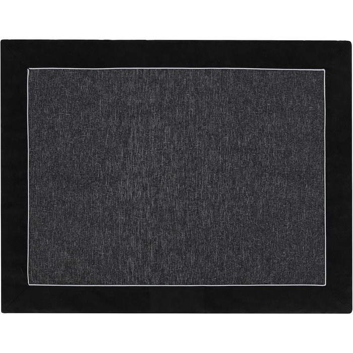 Килимок для собак, лежанка для собак, будиночок для собак, лежанка середнього розміру, 90x70 см, колір темно-коричневий, матеріал Codura/льон, XL