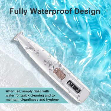 Триммер для собак та котів Pfotentrimmer: тиха модель з LED-підсвічуванням, бездротова, з маслом та щіткою для догляду за лапами, обличчям та вухами