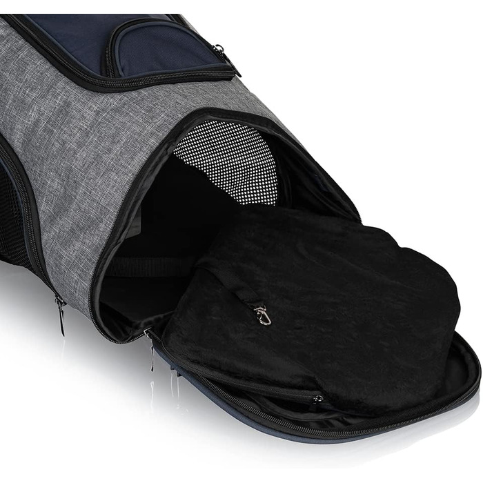 Рюкзак для собак Knuffelwuff з ручкою-телескопом та колесами 33x30x50 см