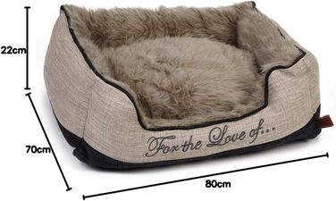 Лотте Hundebett - собаче ліжко, розмір L (80x70x22 см)