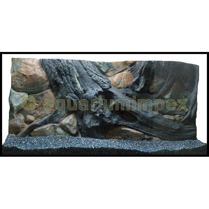 3D фон для акваріума 100x50 см, декор «Амазонка»