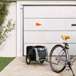 Фаркоп для велосипеда Gecheer для собак, міцний сталевий каркас, оксфордська тканина, дах з ПВХ, для безпечних та комфортних поїздок з домашніми тваринами