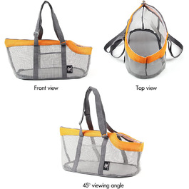 PETCUTE Сумка-переноска для собак та котів, 4 кг, помаранчевого кольору