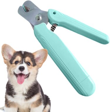 Електричний триммер для собак Krallenschneider - набір для догляду за кігтями з LED-підсвічуванням (світло-зелений)