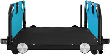 Дитячий причіп-транспортер для собак, блакитний, з оксфордської тканини та металу. Легко монтується.