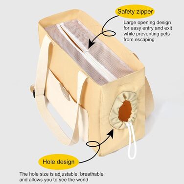 Транспортна сумка для собак та котів, дихаюча, легка, для подорожей, з місткістю для маленьких собак та котів