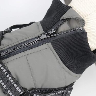 Водонепроникний теплий одяг для собак з інтегрованою шлейкою: куртка, жилет з утеплювачем для малих та середніх собак