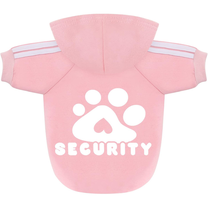 Худі для собак: стильний пуловер-кофта для маленьких, середніх собак, котів, чихуахуа, тедді. Теплий одяг на осінь/зиму, 3XL, рожевий колір