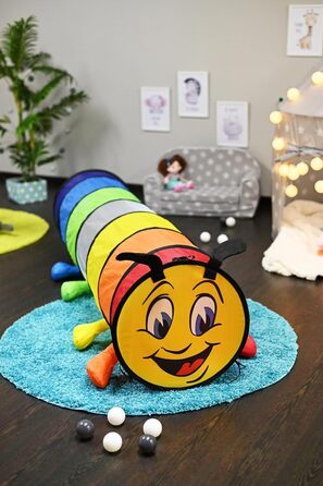 Ігровий тунель-гусениця Knorrtoys, яскравий дитячий тунель для ігор