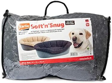 Карлі Лежак для тварин Cuddly сірий, чохол, для Domus 95 см, 98x19x9 см