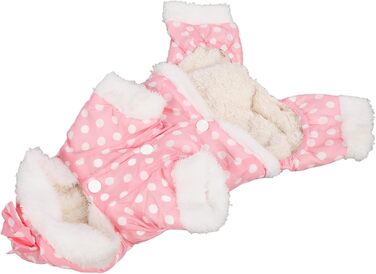 Теплий худі для собак на зиму, утеплений, для маленьких, середніх та великих собак, рожевий