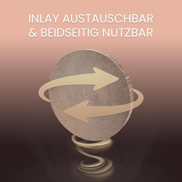 Кігтеточка для котів Petaureus Zylinder | Стильна та екологічна | Ø 40 см | Змінний вкладиш з переробленого картону