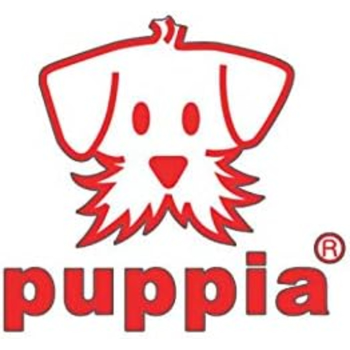 Шлея Puppia Vivien для малих собак, регульована, дуже м'яка, з картатою окантовкою, антивитяжна, також для цуценят, фіолетова, розмір S