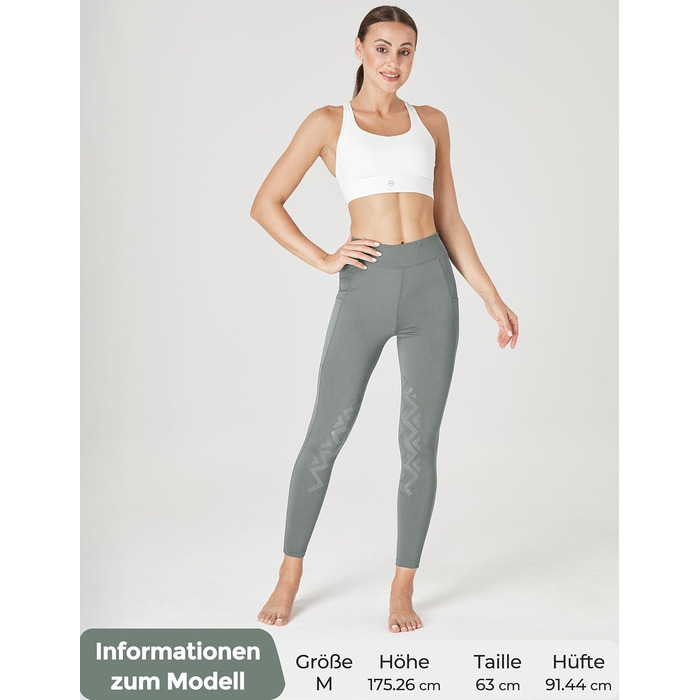 Легінси для верхової їзди для дівчаток FitT4 з силіконовими колінами та футболкою, дихаючі та еластичні, для верхової школи та велосипеду (Сірий, L)