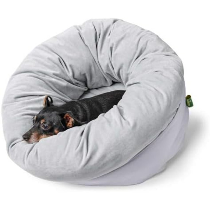 Крізьоке ліжко для домашніх тварин HUNTER Miranda, сірий, 50x50 см, для собак та котів