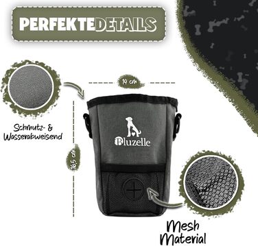 Сумка для ласощів SnackKeeper з магнітною застібкою, 650 мл, з дозатором пакетів для вигулу собак, на пояс, сірого кольору