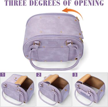 Трансформер для котів та маленьких собак PetsHome, переноска для тварин, водонепроникна, преміум-нейлон, фіолетовий (38x20x25 см)