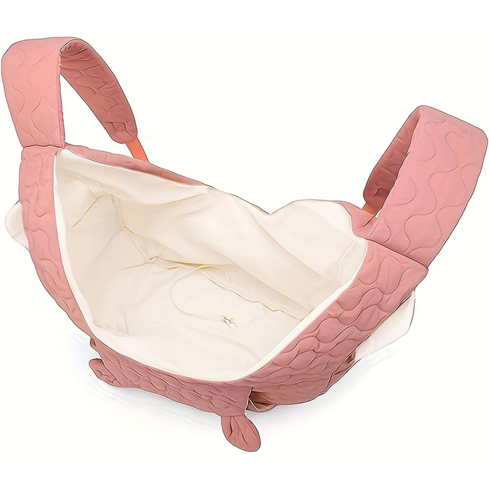 Рюкзак для кота | Дихаючий та м'який з кишенями, переноска для маленьких собак, кошенят, для прогулянок, подорожей, кемпінгу, верхової їзди, рожевий