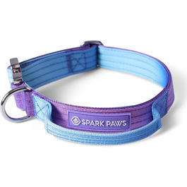 Тактичний нашийник для собак Spark Paws – міцний, преміум-якість, товстий та довговічний для великих та середніх собак. 90s Retro, XS: 9-18 кг [2.5 см]